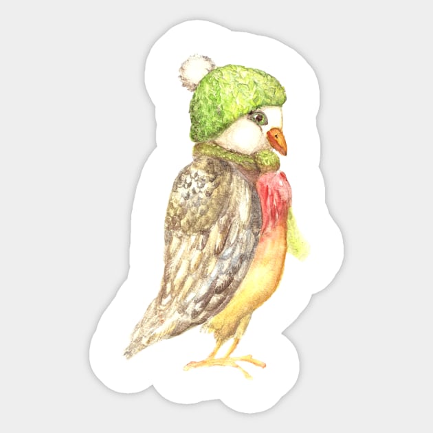 Winter Bird Sticker by DaceK